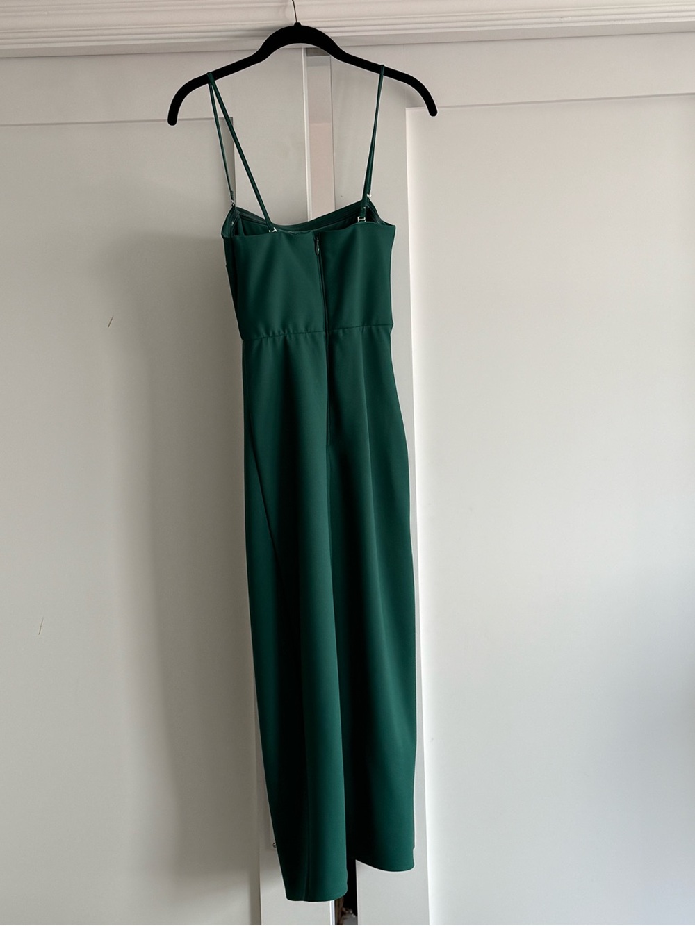 Abercrombie & Fitch Emerald Green Midi Slip Dress (never worn) - Picture 3 of 4